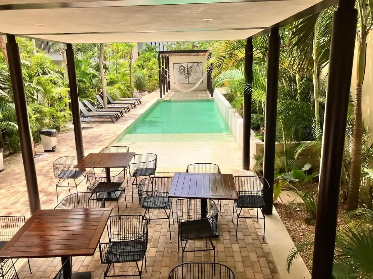 Tulum Center Family Double Suite Four Guest With Free Parking Pool Ac Kitchenette Near Beach Mexico