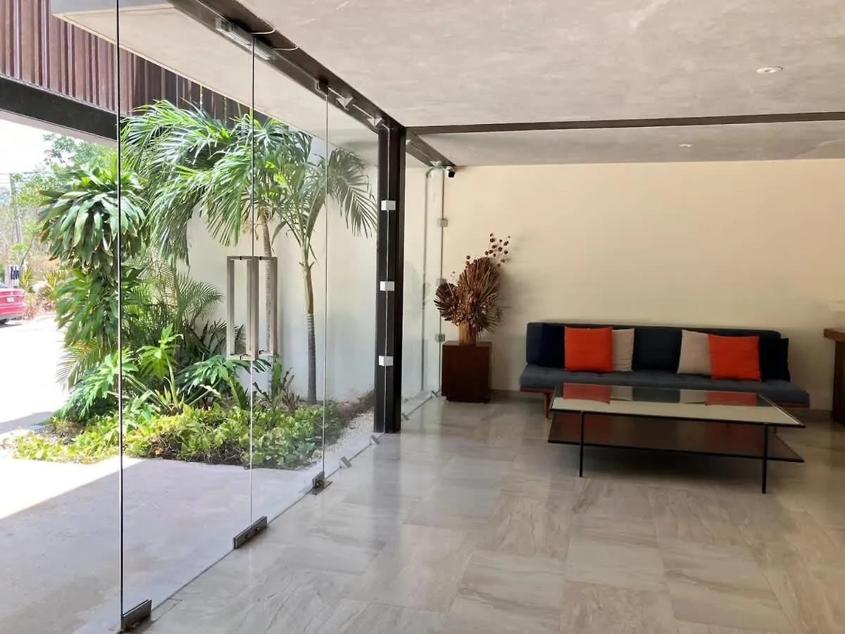 Tulum Center Family Double Suite Four Guest With Free Parking Pool Ac Kitchenette Near Beach 0*,