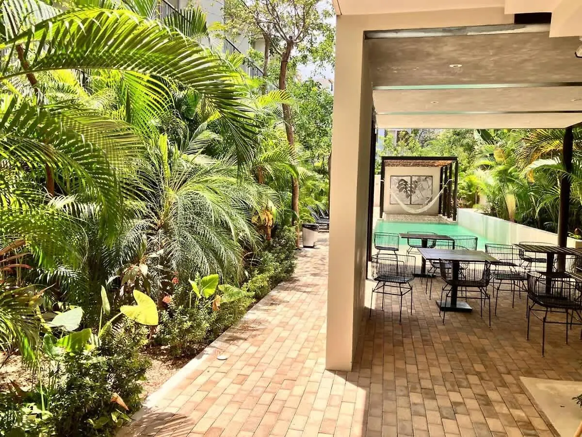 Apartment Tulum Center Family Double Suite Four Guest With Free Parking Pool Ac Kitchenette Near Beach Mexico