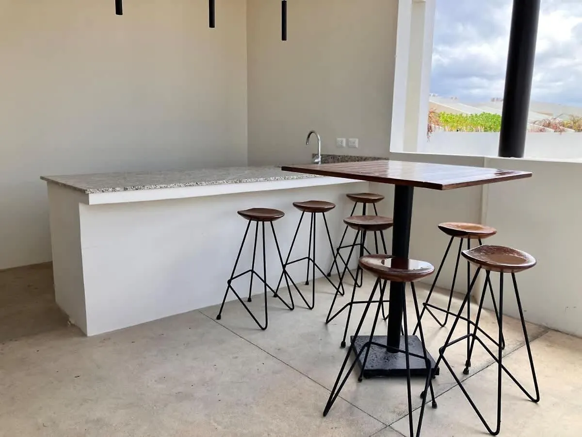 Apartment Tulum Center Family Double Suite Four Guest With Free Parking Pool Ac Kitchenette Near Beach Mexico