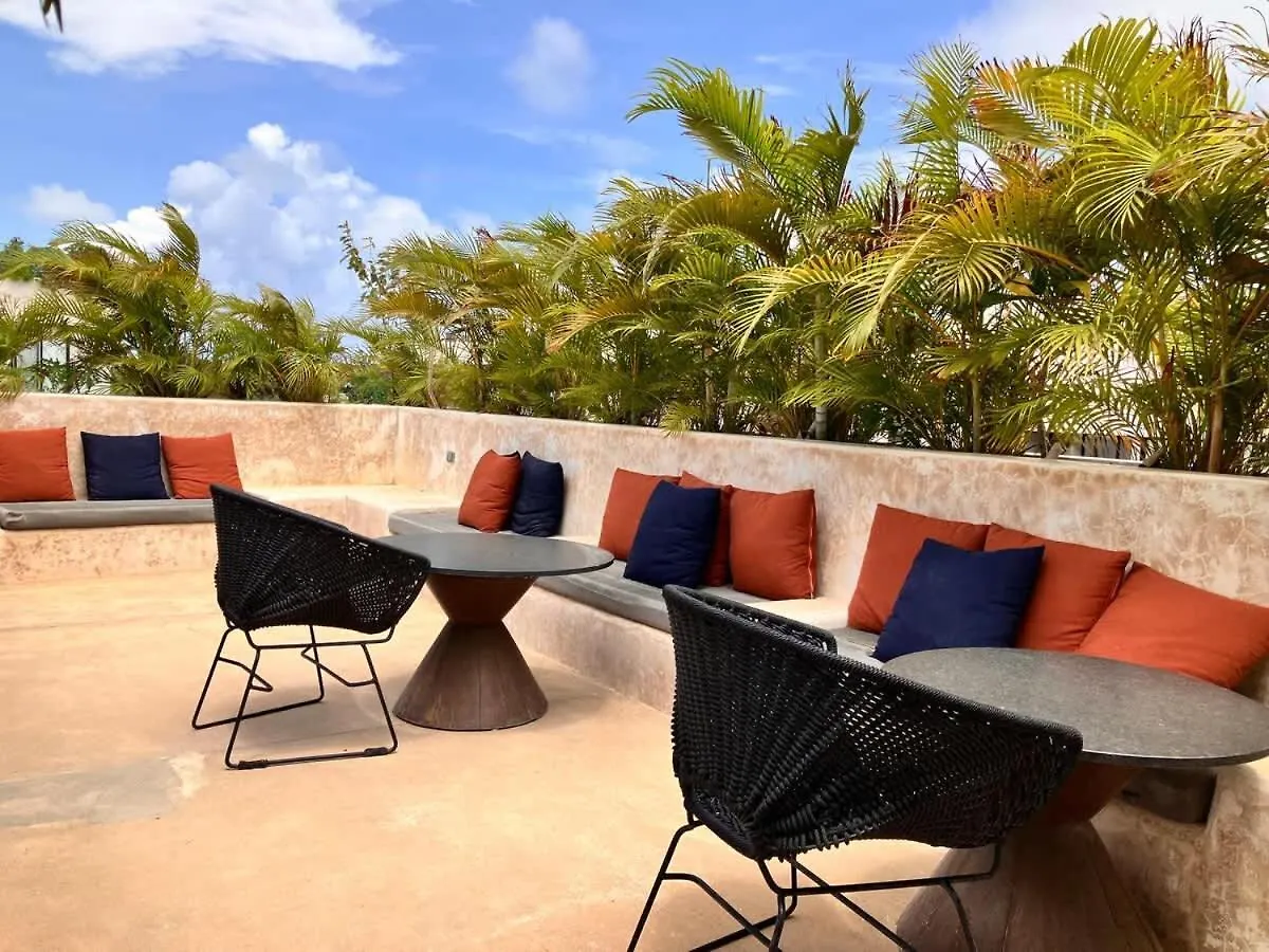 Tulum Center Family Double Suite Four Guest With Free Parking Pool Ac Kitchenette Near Beach