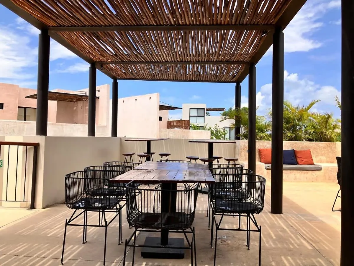 Apartment Tulum Center Family Double Suite Four Guest With Free Parking Pool Ac Kitchenette Near Beach