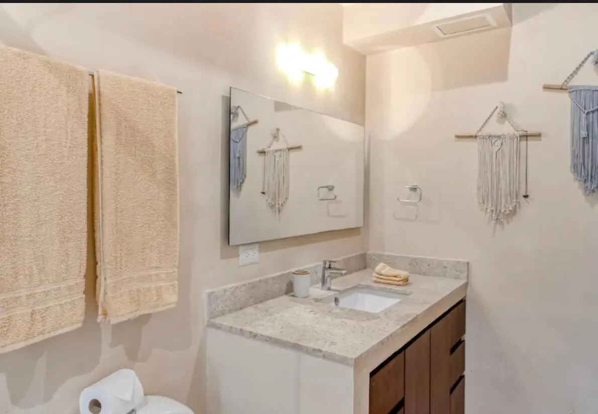 Tulum Center Family Double Suite Four Guest With Free Parking Pool Ac Kitchenette Near Beach 0*,