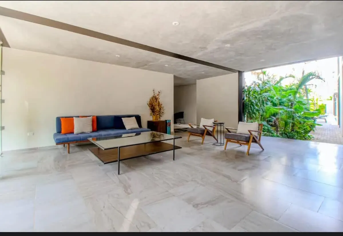 Apartment Tulum Center Family Double Suite Four Guest With Free Parking Pool Ac Kitchenette Near Beach Mexico