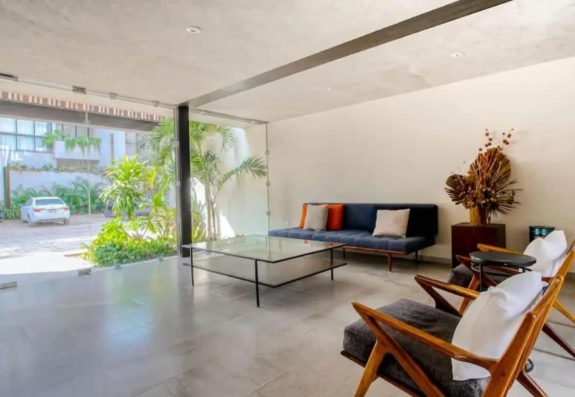 Apartment Tulum Center Family Double Suite Four Guest With Free Parking Pool Ac Kitchenette Near Beach